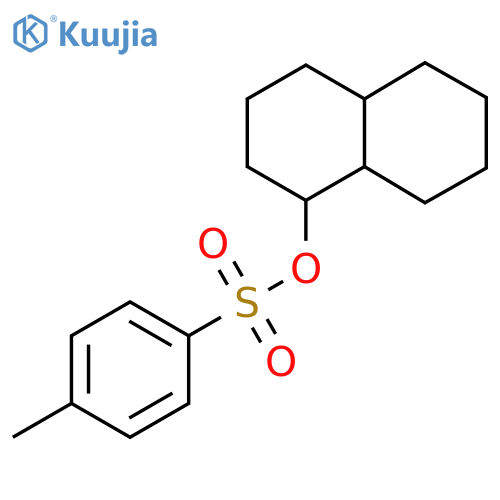 1,2,3,4,4a,5,6,7,8,8a-Decahydronaphthalen-1-yl 4-methylbenzenesulfonate structure