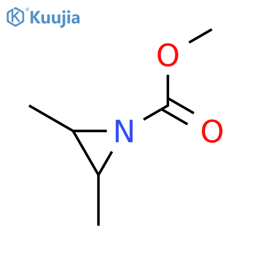 1-Aziridinecarboxylic acid, 2,3-dimethyl-, methyl ester, (2R,3S)-rel- (9CI) structure