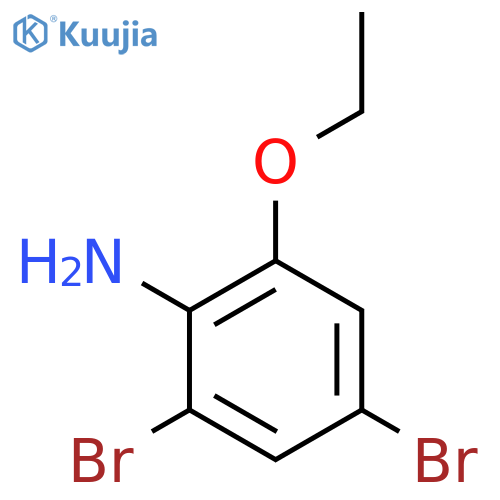 Benzenamine, 2,4-dibromo-6-ethoxy- structure
