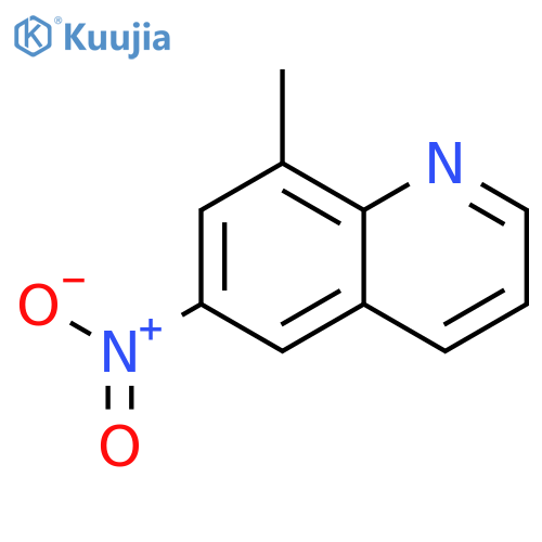 8-Methyl-6-nitroquinoline structure
