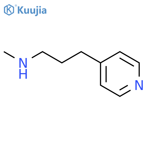 4-Pyridinepropanamine,N-methyl- structure