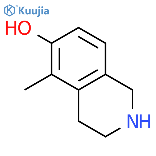 1,2,3,4-tetrahydro-5-methyl-6-Isoquinolinol structure