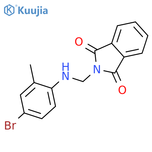 2-{(4-Bromo-2-methylphenyl)aminomethyl}-1H-isoindole-1,3(2H)-dione structure