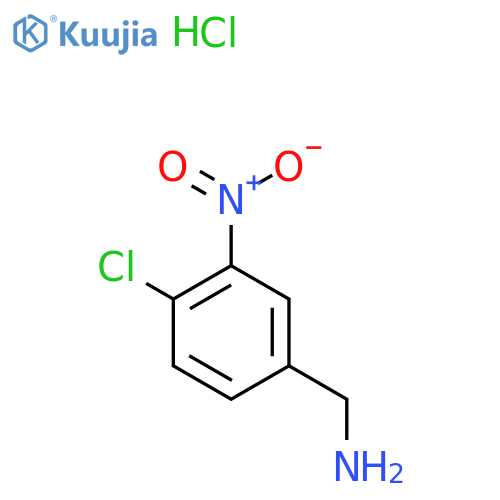 (4-Chloro-3-nitrobenzyl)amine hydrochloride structure