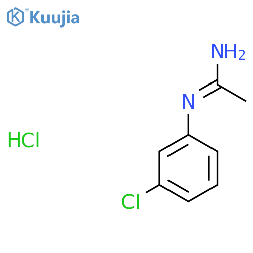 N-(3-Chloro-phenyl)-acetamidine hydrochloride structure