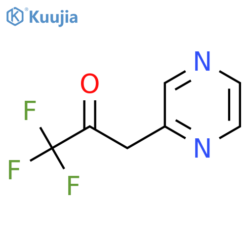 1,1,1-Trifluoro-3-(pyrazin-2-yl)propan-2-one structure