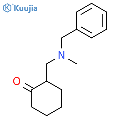 2-(N-Benzyl-N-methyl)aminomethylcyclohexanone structure