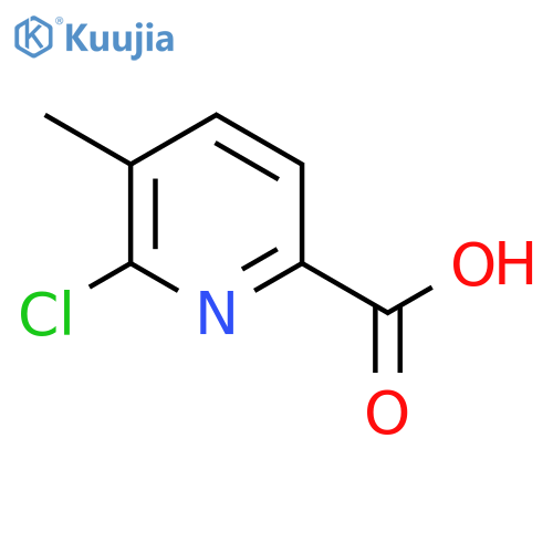 6-Chloro-5-methylpyridine-2-carboxylic acid structure