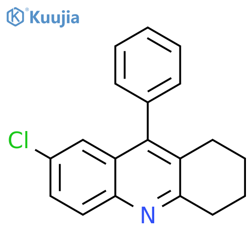 Acridine, 7-chloro-1,2,3,4-tetrahydro-9-phenyl- structure