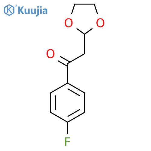 2-(1,3-Dioxolan-2-yl)-1-(4-fluoro-phenyl)-ethanone structure