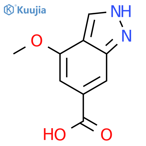 4-Methoxy-1H-indazole-6-carboxylic acid structure