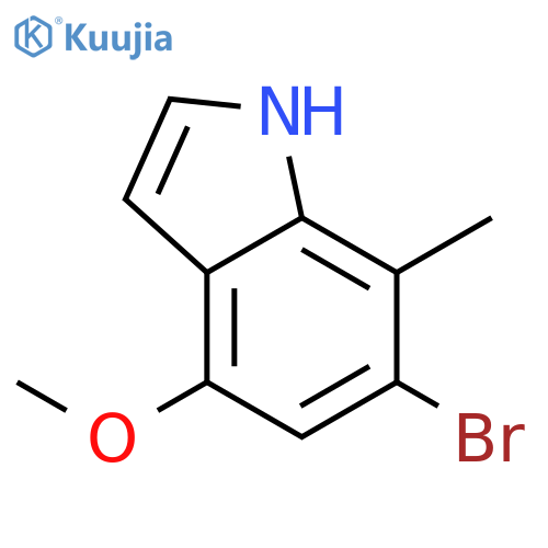 6-Bromo-4-methoxy-7-methylindole structure