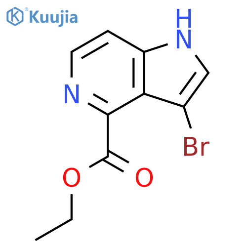 3-Bromo-5-azaindole-4-carboxylic Acid Ethyl Ester structure