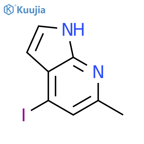 4-Iodo-6-methyl-1H-pyrrolo[2,3-b]pyridine structure