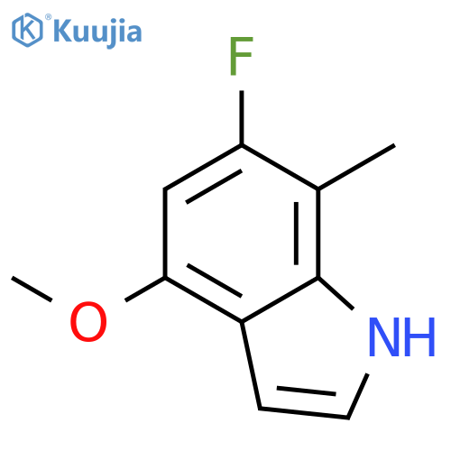 6-fluoro-4-methoxy-7-methyl-1h-indole structure