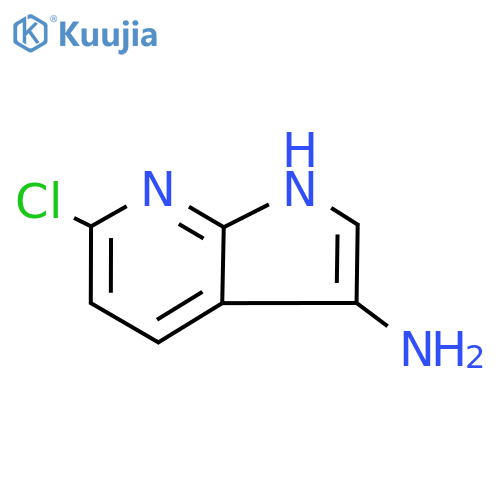 6-Chloro-1H-pyrrolo[2,3-b]pyridin-3-amine structure