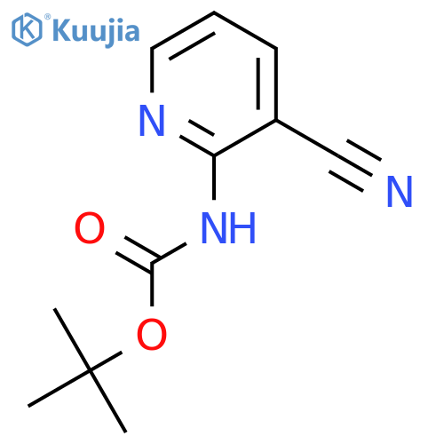 tert-Butyl (3-cyanopyridin-2-yl)carbamate structure
