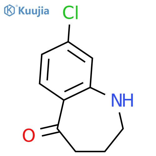 8-Chloro-3,4-dihydro-1H-benzo[b]azepin-5(2H)-one structure