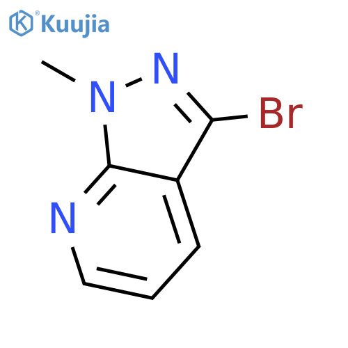 3-Bromo-1-methyl-1H-pyrazolo3,4-bpyridine structure