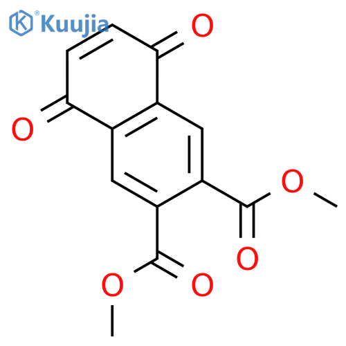 Dimethyl 5,8-dioxo-5,8-dihydronaphthalene-2,3-dicarboxylate (en)2,3-naphthalenedicarboxylic Acid, 5,8-dihydro-5,8-dioxo-, Dimethyl Ester (en) structure