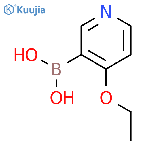 B-(4-ethoxy-3-pyridinyl)-Boronic acid structure