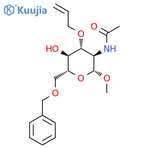 Methyl 2-(Acetylamino)-2-deoxy-6-O-benzyl-3-O-2-propen-1-yl-β-D-glucopyranoside structure