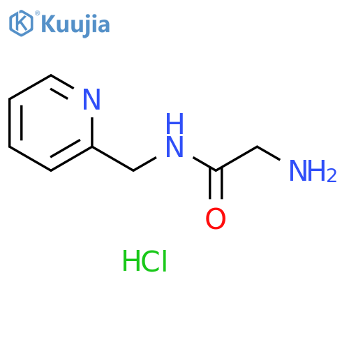 2-amino-N-(pyridin-2-ylmethyl)acetamide dihydrochloride structure
