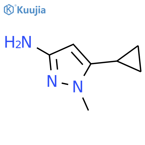 5-Cyclopropyl-1-methyl-1H-pyrazol-3-amine structure