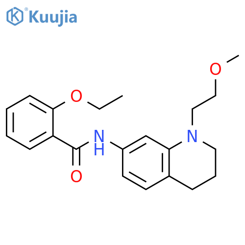 2-ethoxy-N-1-(2-methoxyethyl)-1,2,3,4-tetrahydroquinolin-7-ylbenzamide structure