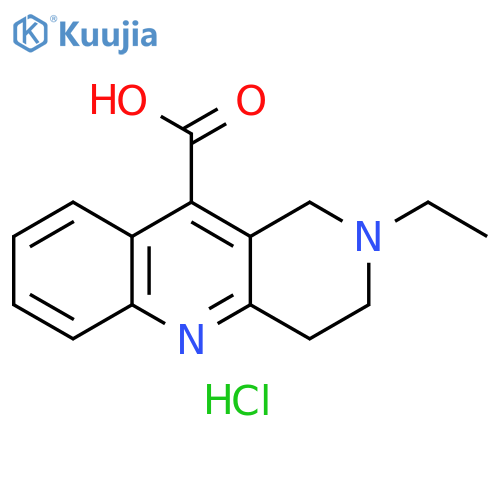 2-Ethyl-1H,2H,3H,4H-benzob1,6-naphthyridine-10-carboxylic Acid Hydrochloride structure