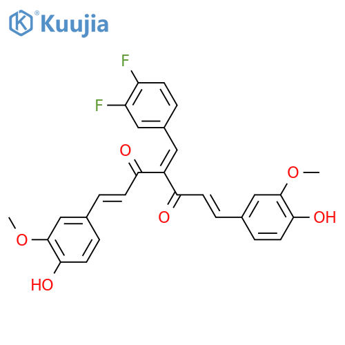 3,4-Difluorobenzocurcumin structure