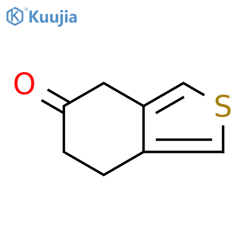 4,5,6,7-tetrahydro-2-benzothiophen-5-one structure