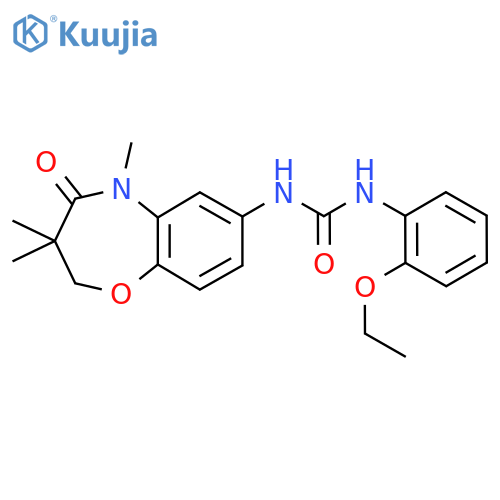 1-(2-ethoxyphenyl)-3-(3,3,5-trimethyl-4-oxo-2,3,4,5-tetrahydro-1,5-benzoxazepin-7-yl)urea structure