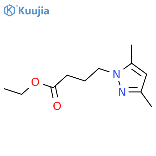 ethyl 4-(3,5-dimethyl-1H-pyrazol-1-yl)butanoate structure