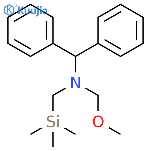 N-(Methoxymethyl)-1,1-diphenyl-N-[(trimethylsilyl)methyl]methanamine structure