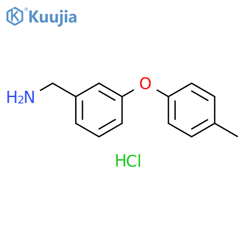 3-(4-METHYLPHENOXY)BENZYLAMINE HCL structure