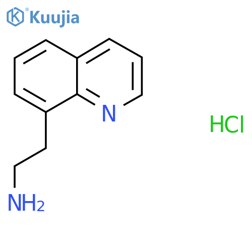 8-Quinolineethanamine, hydrochloride (1:1) structure