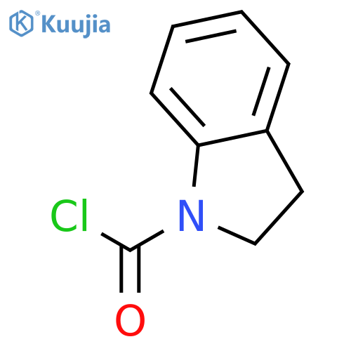 2,3-dihydro-1H-indole-1-carbonyl chloride structure
