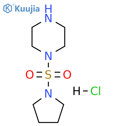 1-(pyrrolidine-1-sulfonyl)piperazine hydrochloride structure