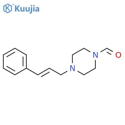 1-(3-Phenyl-2-propenyl)-4-formylpiperazine structure