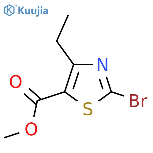 Methyl 2-bromo-4-ethylthiazole-5-carboxylate structure