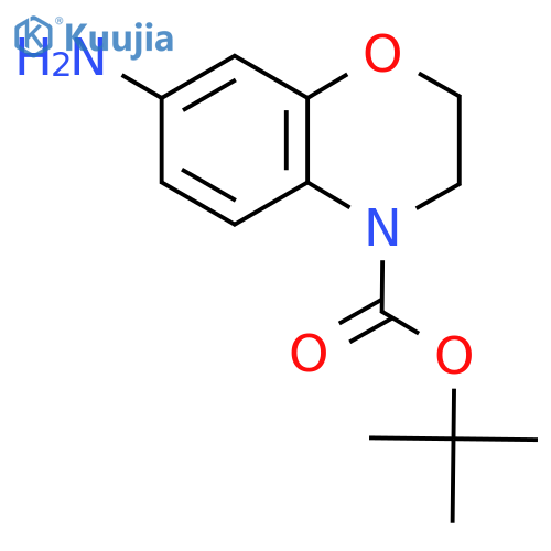 tert-Butyl 7-amino-2H-benzo[b][1,4]oxazine-4(3H)-carboxylate structure