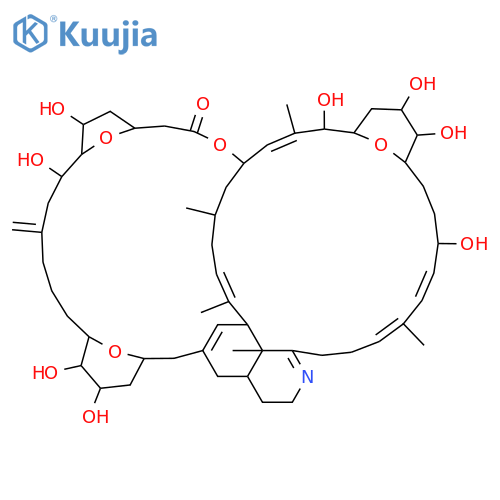 9,13:20,23:31,35-Triepoxy-4,7-methano-5,27-[1]penteno-25H-oxacyclodotetracontino[20,21-b]pyridin-25-one,2,3,4,4a,5,8,9,10,11,12,13,14,15,16,17,18,19,20,21,22,23,24,27,30,31,32,33,34,35,36,37,38,43,44-tetratriacontahydro-11,12,19,21,30,33,34,38-octahydroxy-4a,29,41,47,50-pentamethyl-17-methylene- structure