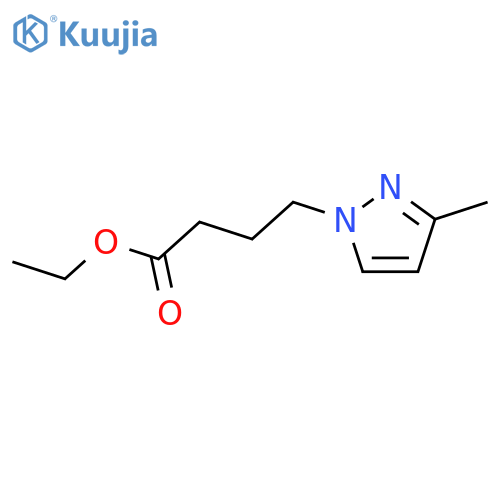 ethyl 4-(3-methyl-1H-pyrazol-1-yl)butanoate structure