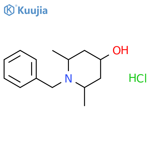 1-Benzyl-2,6-dimethylpiperidin-4-OL hydrochloride structure