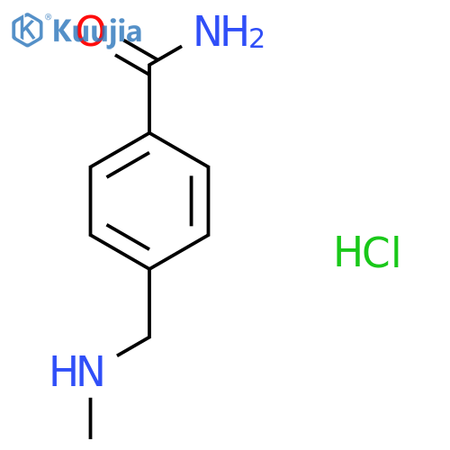 4-(methylamino)methylbenzamide hydrochloride structure