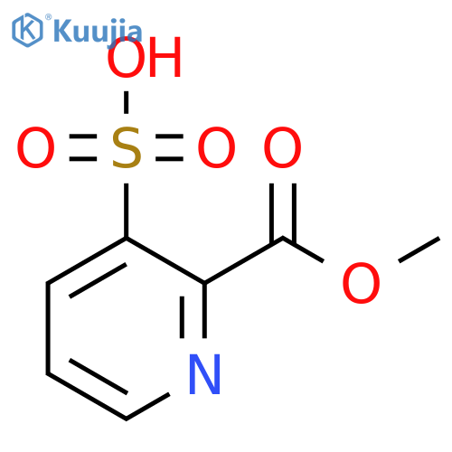 3-Sulfo-2-pyridinecarboxylic acid 2-methyl ester structure