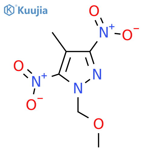 1-(Methoxymethyl)-4-methyl-3,5-dinitro-1H-pyrazole structure