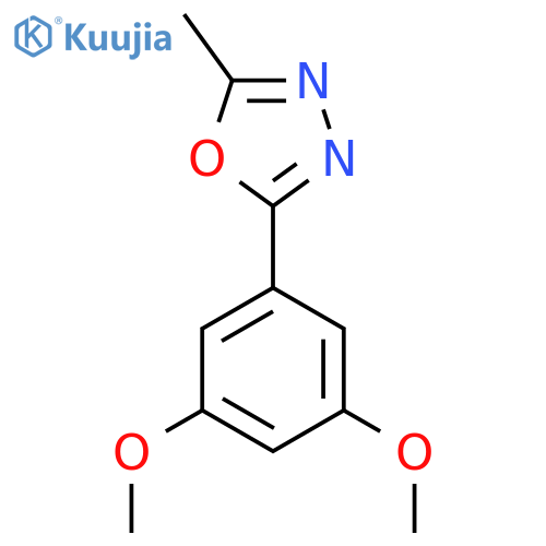 2-(3,5-Dimethoxyphenyl)-5-methyl-1,3,4-oxadiazole structure