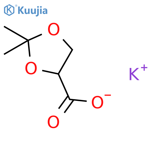 (4S)-2,2-Dimethyl-1,3-dioxolane-4-carboxylic Acid Potassium Salt structure